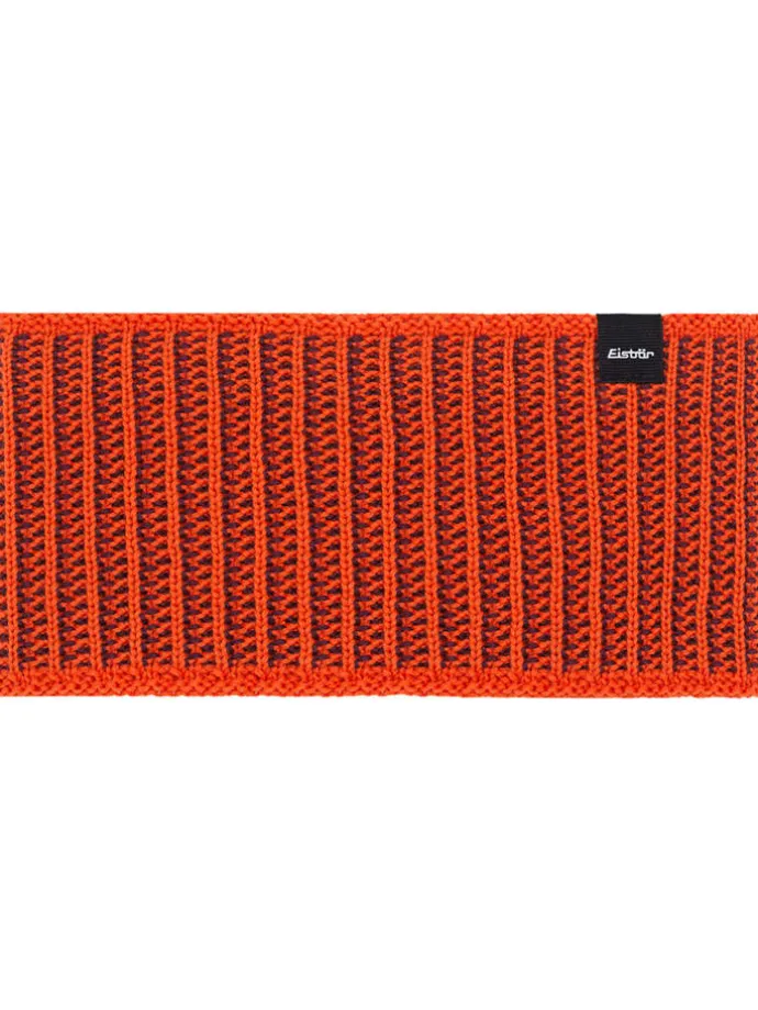 Stirnband "Sorrak" in Orange/ Bordeaux