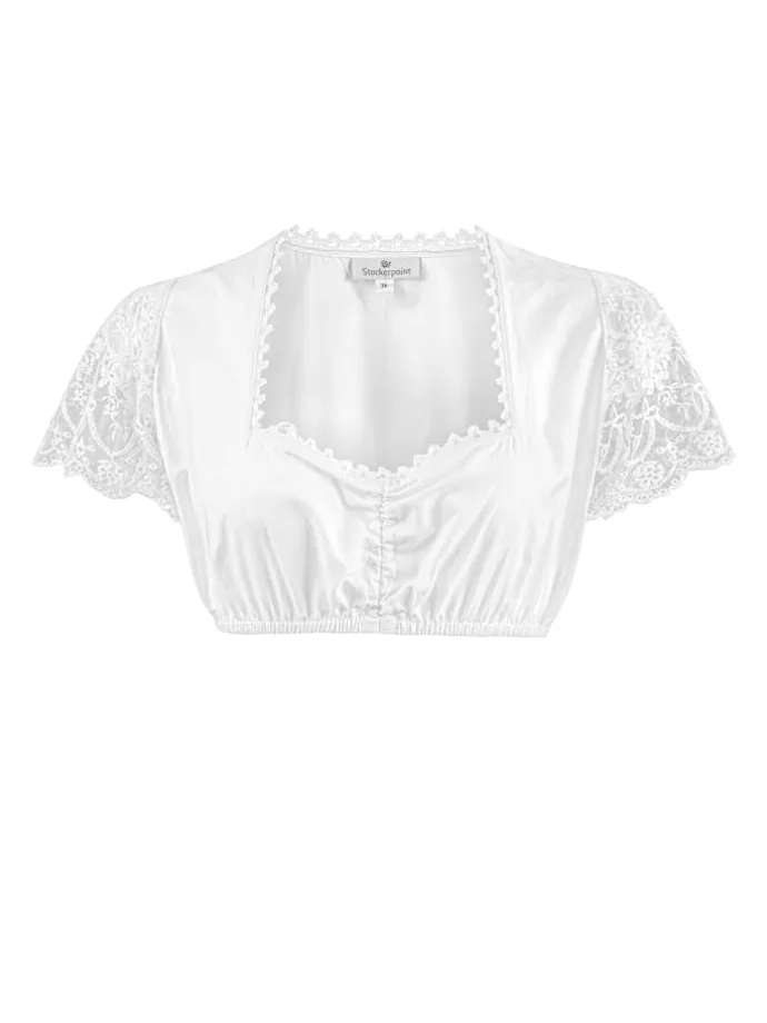 Stockerpoint Dirndlbluse Meline in weiss