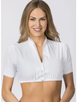 Stockerpoint Dirndlbluse Dorette in weiss