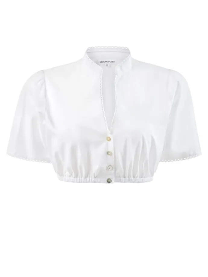Stockerpoint Dirndlbluse Dorette in weiss