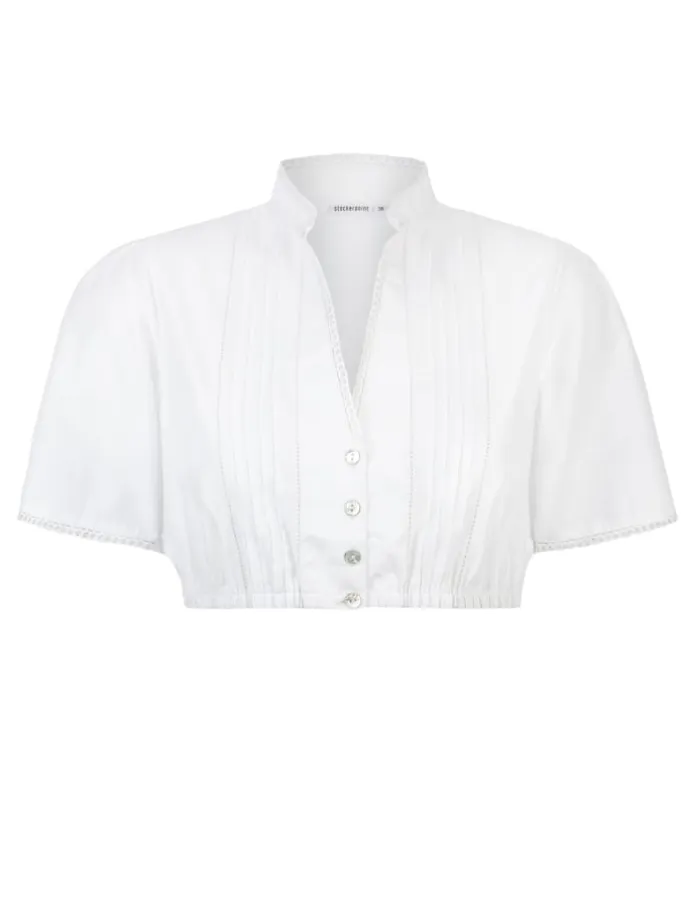 Stockerpoint Dirndlbluse Ariana in weiss