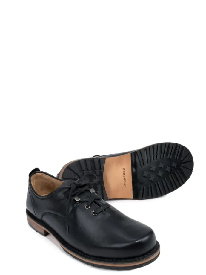 Stockerpoint Haferlschuh Marvin in schwarz nappa