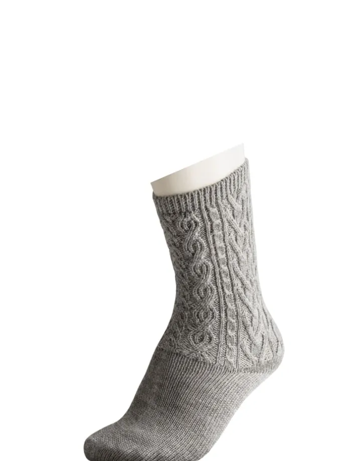 Stockerpoint Trachtensocken Norbert in hellgrau