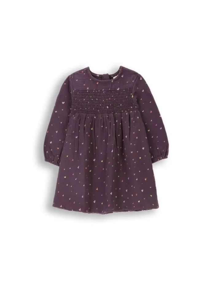 Stoffkleid in violett