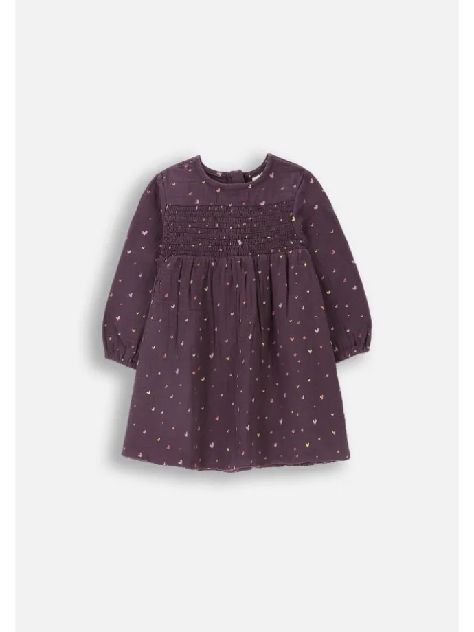 Stoffkleid in violett