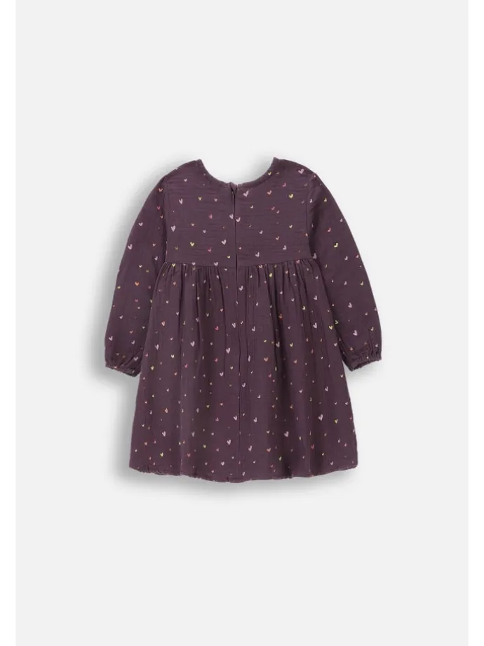 Stoffkleid in violett