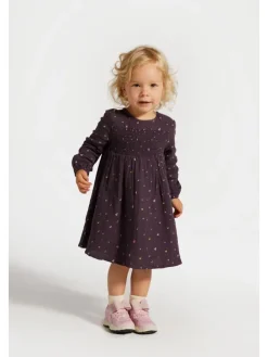 Stoffkleid in violett
