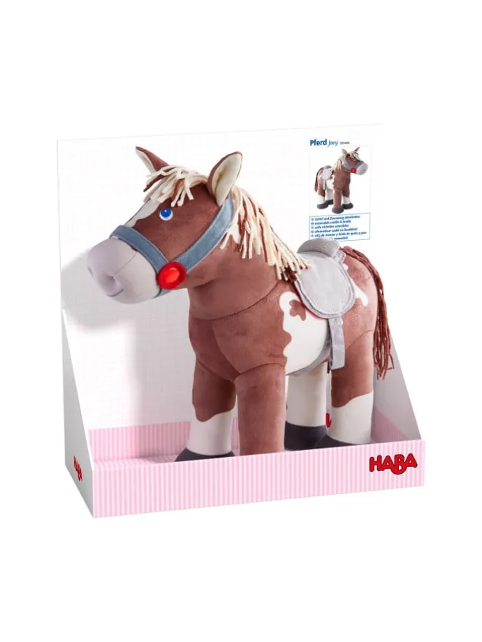 Stoffpuppe Pferd Joey in mehrfarbig