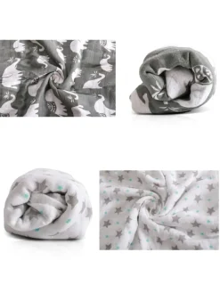 Stoffwindel Set Aimy 120x110cm in grau