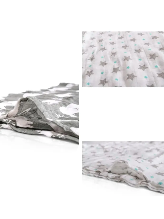 Stoffwindel Set Aimy 120x110cm in grau