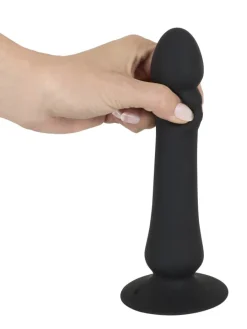 Stoßvibrator Anal thruster in schwarz