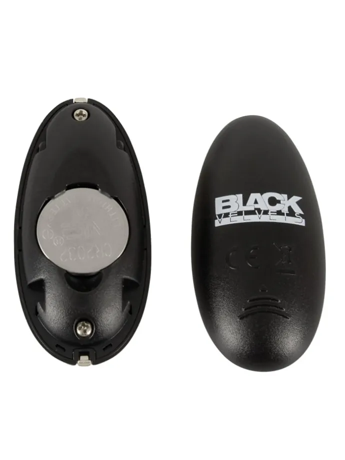 Stoßvibrator Anal thruster in schwarz