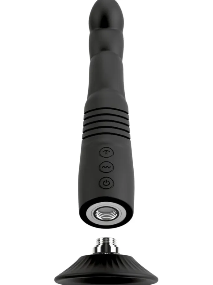 Stoßvibrator G and P-Spot Thrusting Vibrator in schwarz