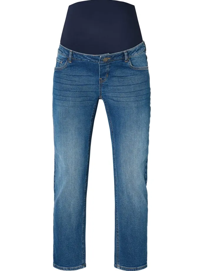 Straight Umstandsjeans Hawa in Light Blue Denim