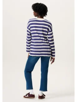 Straight Umstandsjeans Hawa in Light Blue Denim