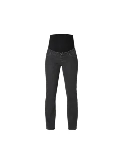 Straight Umstandsjeans in Grey Dark Wash