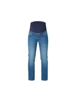 Straight Umstandsjeans in Light Blue Denim