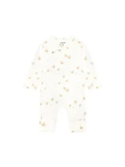 Strampler All Over Print in Egret
