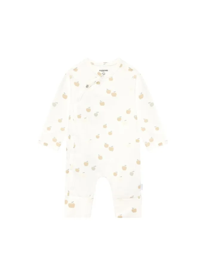 Strampler All Over Print in Egret