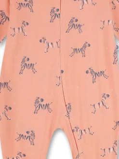 Strampler in Apricot