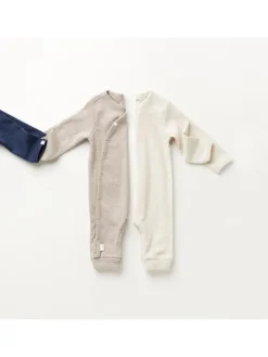 Strampler Nevis in Taupe Melange