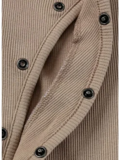 Strampler Rippjersey in sand