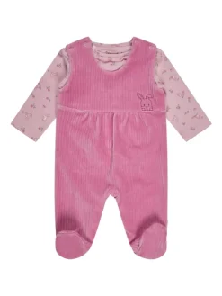 Strampler-Set Hase in rosa