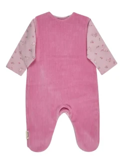 Strampler-Set Hase in rosa