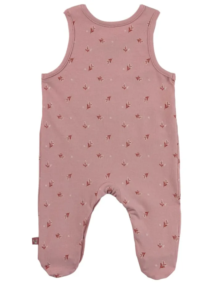 Strampler-Set Jersey Blümchen in rosarot