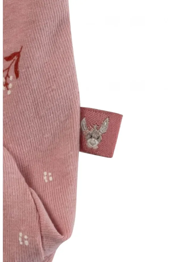 Strampler-Set Jersey Blümchen in rosarot