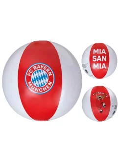 Strandball "FCB" in Rot/ Weiß - ab 18 Monaten