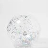 Strandball "Glitter" in Transparent/ Silber - ab 3 Jahren