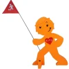 StreetBuddy Warnfigur für Kindersicherheit in Orange