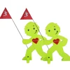 StreetBuddy Warnfigur für Kindersicherheit in Grün, 2-er Pack