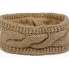 Strick Stirnband in Beige