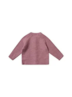 Strick-Cardigan in rose melange