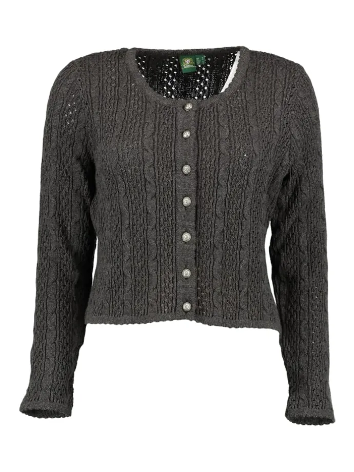 Strickjacke 457005-0771 in anthrazit