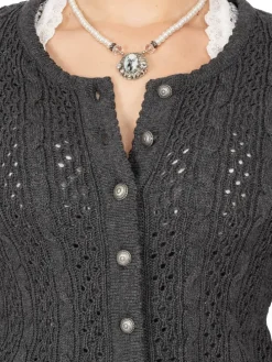 Strickjacke 457005-0771 in anthrazit