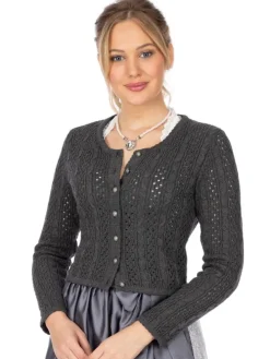 Strickjacke 457005-0771 in anthrazit