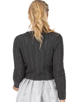 Strickjacke 457005-0771 in anthrazit