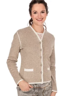 Strickjacke 457019-0771 in natur