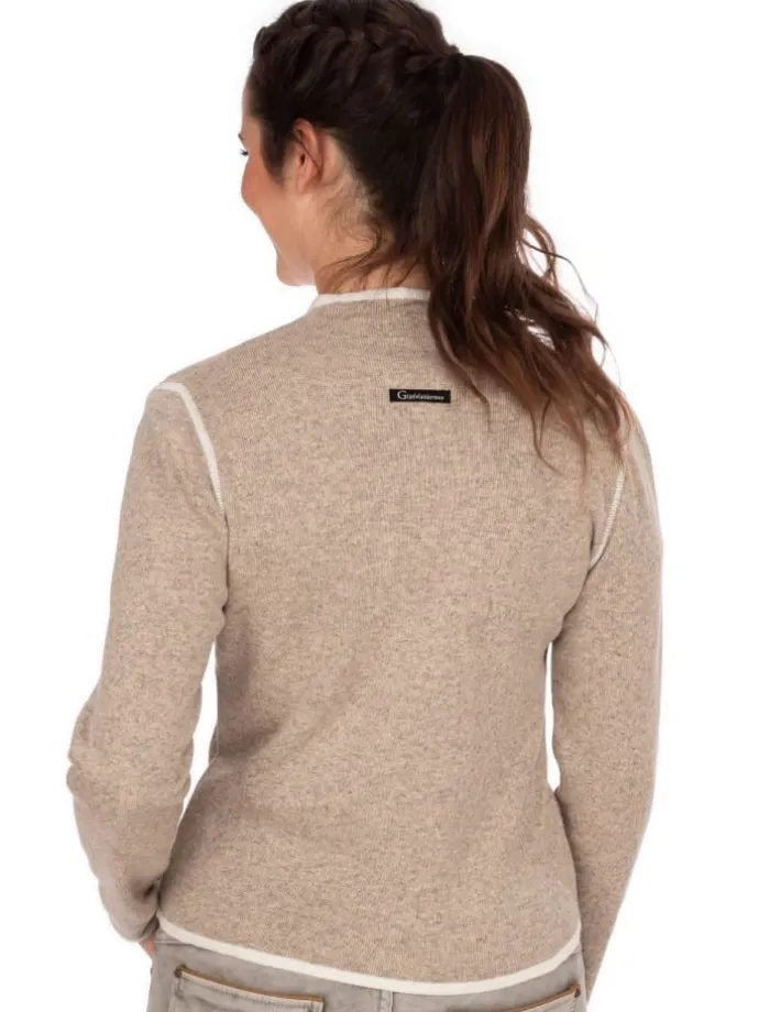 Strickjacke 457019-0771 in natur