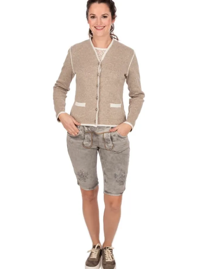 Strickjacke 457019-0771 in natur