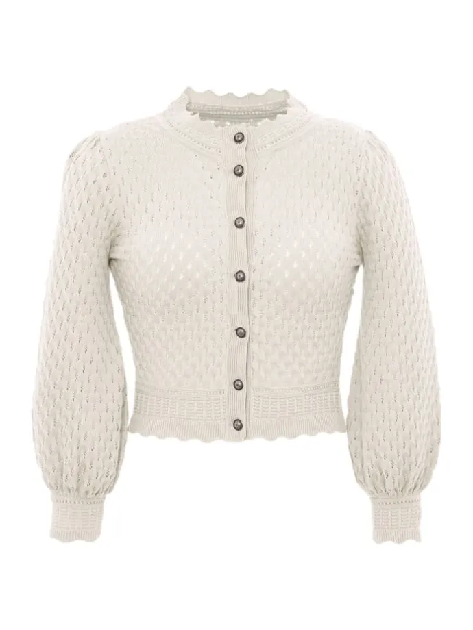 Strickjacke 275167 in offwhite