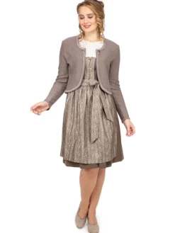 Strickjacke ALICE in dunkelbraun