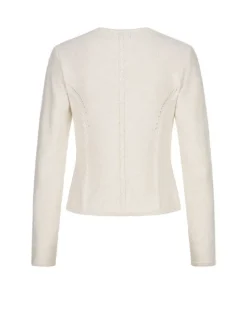 Strickjacke Amira in Altweiß