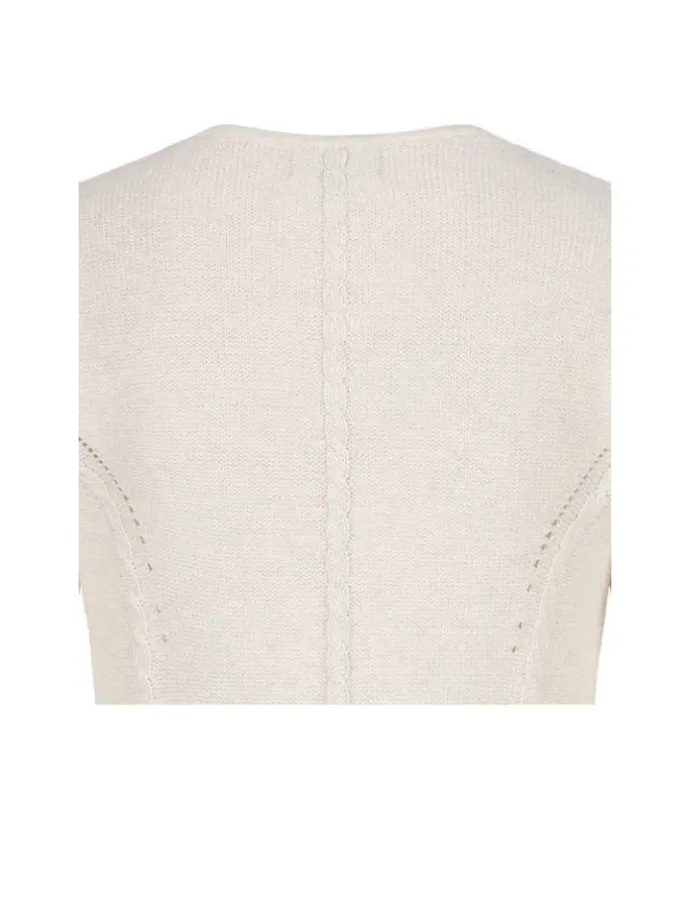 Strickjacke Amira in Altweiß