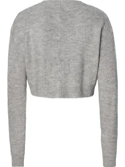 Strickjacke Bergen in Grey Melange
