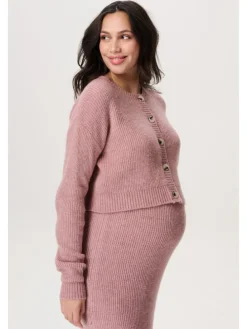 Strickjacke Bergen in Lilas