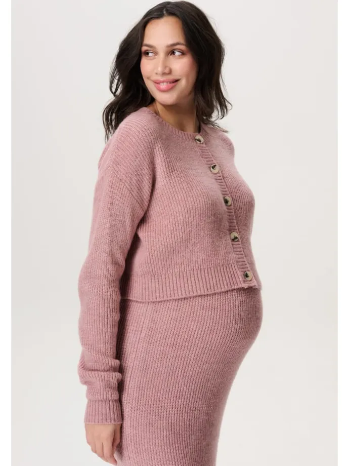 Strickjacke Bergen in Lilas